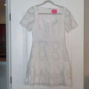 NWOT-Lily Pulitzer white eyelet dress